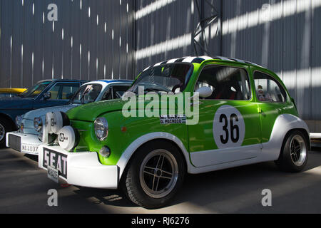 1969 Sitz 600. Retro Málaga 2019. Spanien. Stockfoto