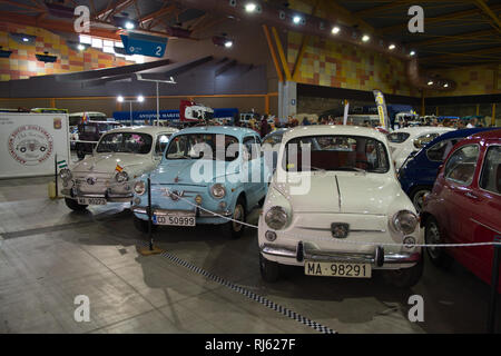 Sitz600. Retro Málaga 2019. Spanien. Stockfoto