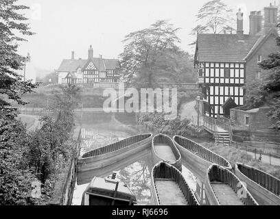 Bridgewater Kanal, Worsley Stockfoto