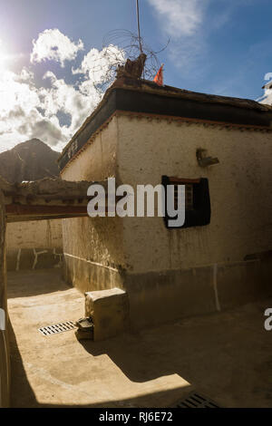 Tibet, Shigatse, Altstadt Stockfoto