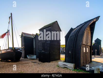 Hastings Open Air Fischer Museum, East Sussex, England Stockfoto