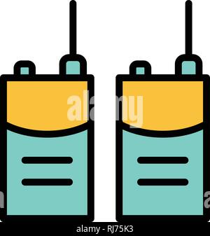 Walkie talkie Vektor Icon Zeichen Symbol Vektor Illustration für den privaten und gewerblichen Gebrauch... Reinigen Sie trendige Symbol... Stock Vektor