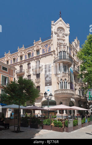 Gran Hotel, Placa Weyler, Palma de Mallorca, Mallorca, Balearen, Spanien Stockfoto