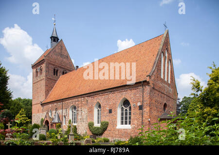 Deutschland, Niedersachsen, Bad Zwischenahn, Sankt-Johannes-Kirche Stockfoto