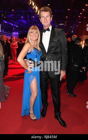 Wiesbaden, Deutschland. 02 Feb, 2019. Michael Grovu mit Frau Ilona Poolfoto! Ball des Sports in Wiesbaden am 02.02.2019 € | Nutzung der weltweiten Kredit: dpa/Alamy leben Nachrichten Stockfoto