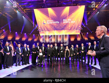 Wiesbaden, Deutschland. 02 Feb, 2019. Legenden des Sports, Pool Foto! Ball des Sports in Wiesbaden auf 02.02.2019 | Verwendung der weltweiten Kredit: dpa/Alamy leben Nachrichten Stockfoto