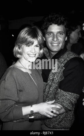 Candice Earley und Steve Bindung an eine Partei für das Wunder Verlag am 1. Februar 1984 in New York City. Quelle: Walter McBride/MediaPunch Stockfoto