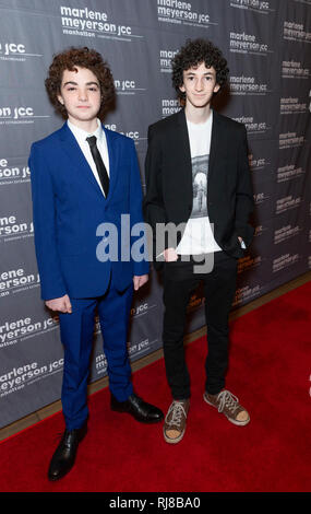 New York, NY - Februar 5, 2019: Schauspieler Sammy Voit und Leo Heller besucht Special Screening bei Marlene Meyerson GBA Manhattan Gutschrift zu Staub: Lev radin/Alamy leben Nachrichten Stockfoto