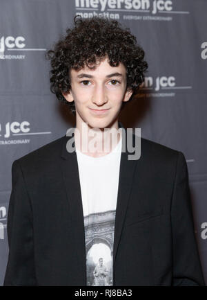 New York, NY - Februar 5, 2019: Schauspieler Leo Heller besucht Special Screening bei Marlene Meyerson GBA Manhattan Gutschrift zu Staub: Lev radin/Alamy leben Nachrichten Stockfoto