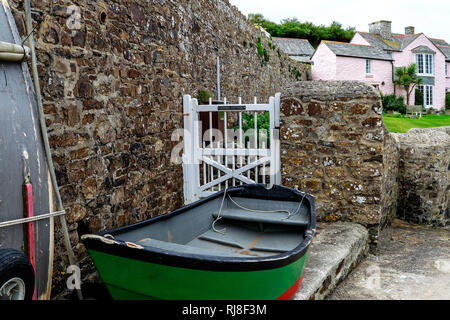 Rosa Cottage in Bude, Cornwall, England, in der Nähe des Meeres Stockfoto