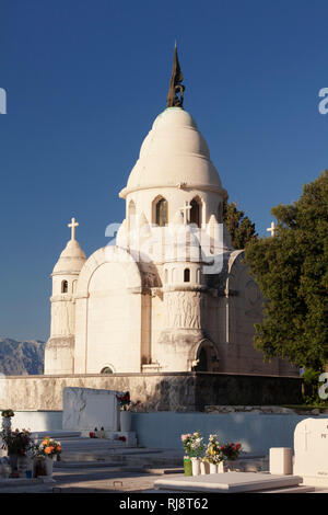 Mausoleum am Kap Sv. Nikolaus, Supetar, Insel Brac, Dalmatien, Kroatien Stockfoto