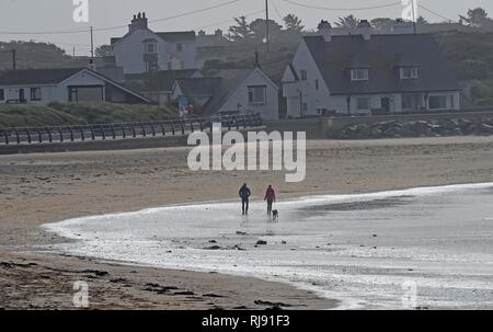 Treaddur Bay auf morgen Mittwoch, 19. September 2018. Stockfoto
