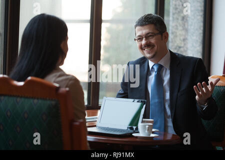 Business-Leute treffen Stockfoto