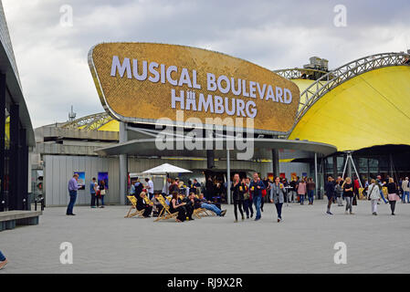 Europa, Deutschland, Hamburg, musikalische Boulevard Hamburg, Touristen Stockfoto