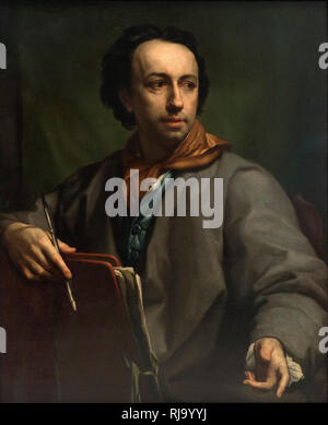 Anton Raphael Mengs (1728-1779), Porträt, Ca. 1773-1774. Selbstbildnis. Alte Nationalgalerie, Berlin. Stockfoto