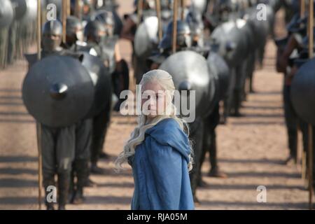 Temporada 3 Kapitel 4. Original Film Titel: Spiel der Throne. Englischer Titel: Spiel der Throne. Jahr: 2011. Regie: DANIEL MINAHAN. Stars: EMILIA CLARKE. Credit: HBO/Album Stockfoto