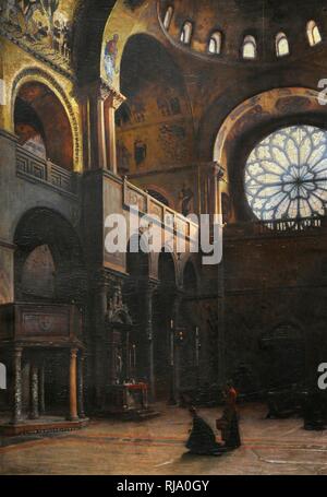 Aleksander Gierymski (1850-1901). Pintor polaco. Interieur de La Basílica de San Marco De Venecia, 1899. Museo Nacional de Varsovia. Polonia. Stockfoto