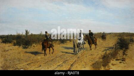 Maksymilian Gierymski (1846-1874). Pintor polaco. Piquete insurgente, 1873. Museo Nacional de Varsovia. Polonia. Stockfoto