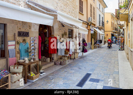 Pollenca, Stadt im Nordosten der Insel Mallorca, Mittelmeer, Balearen, Spanien, Südeuropa Stockfoto