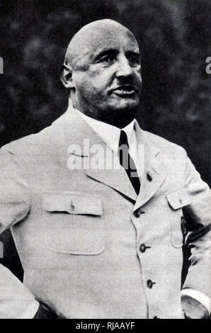 Julius Streicher (1885-1946); ein prominentes Mitglied der Nationalsozialistischen Partei (NSDAP) vor dem Zweiten Weltkrieg. Er war der Gründer und Herausgeber der antisemitischen Zeitung "Der Stürmer, die ein zentrales Element wurde von der NS-Propaganda. Nach dem Krieg, Streicher wurde wegen Verbrechen gegen die Menschlichkeit verurteilt und hingerichtet Stockfoto