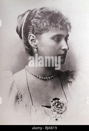 Alexandra Fjodorowna (Alix von Hessen) (1872-1918), Ehefrau von Kaiser Nikolaus II. Stockfoto