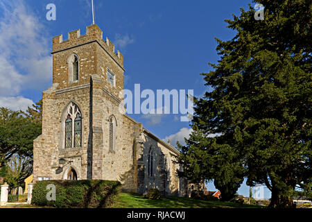 St. Georges Kirche Weald in Sevenoaks Weald, Kent, Großbritannien Stockfoto