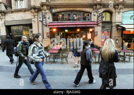 Cafe Fred auf Soho in London, England, Vereinigtes Königreich. 27 Oktober, 2008 ©Wojciech Strozyk/Alamy Stock Foto Stockfoto