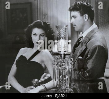 Die Killer [', ein Mann, der allein'] ist ein amerikanischer Film noir 1946 unter der Regie von Robert Siodmak. in Teil auf der Grundlage der 1927 Kurzgeschichte von Ernest Hemingway. Es Sterne Burt Lancaster in seinem Filmdebüt und Ava Gardner. Stockfoto