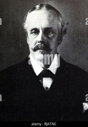 Arthur James Balfour, 1 Graf von Balfour, (1848 - 1930); englischer Staatsmann. Stockfoto