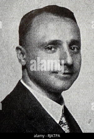 Walther Binner (1891-1971) war ein Freestyle Schwimmer in Deutschland, die in der Olympischen Sommerspiele 1912 beworben. Er wurde Präsident des Schwimm-Verwaltungsrat und war ein Mitglied des Internationalen Olympischen Komitees von 1932 - 1936. 20. Stockfoto