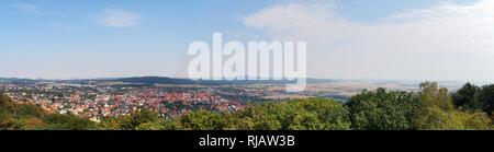 Alte Gebäude in der Stadt Wernigerode im Harz in Deutschland Stockfoto
