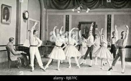 Mitglieder des Königlichen Balletts, Kopenhagen, Dänemark Stockfoto