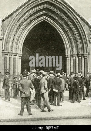 Leute vor Gericht, Fleet Street, London Stockfoto