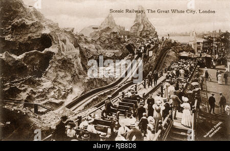 Scenic Railway, Franco-British Exhibition, London Stockfoto