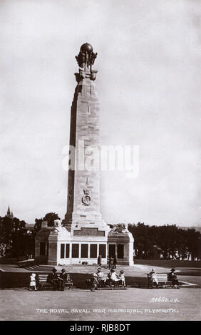 Royal Naval War Memorial, Plymouth, Devon Stockfoto