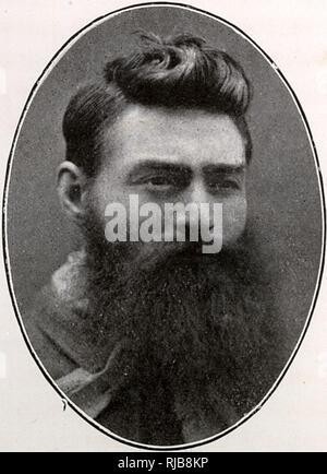 NED Kelly, berüchtigter australischer Bushranger Stockfoto