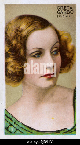 Greta Garbo, schwedische Schauspielerin Stockfoto