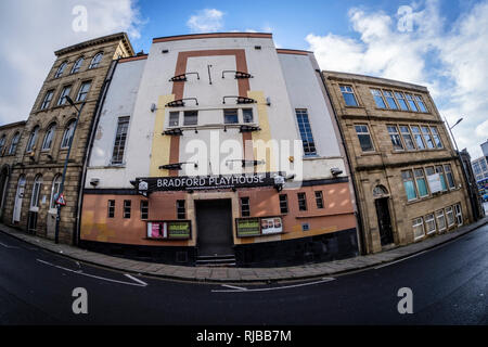 Bradford Playhouse im kleinen Deutschland Gegend der Stadt. Stockfoto