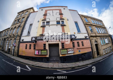 Bradford Playhouse im kleinen Deutschland Gegend der Stadt. Stockfoto