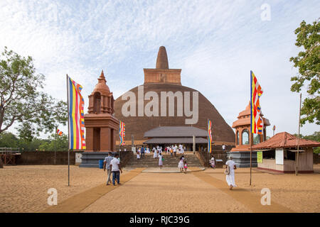 Abhayagiri Stupa in Anuradhapura antike Stadt, Sri Lanka Stockfoto