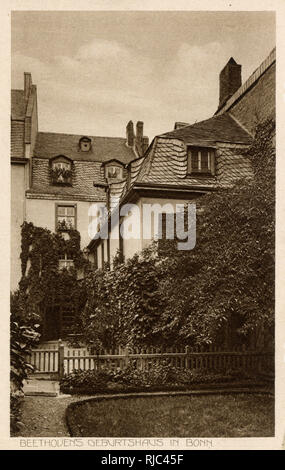 Beethovens Geburtshaus, Bonn, Deutschland Stockfoto