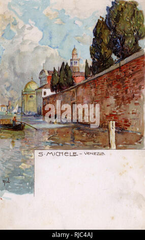 Isola di San Michele - Venedig, Italien Stockfoto