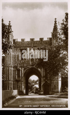 Colchester, Essex, England - St. John's Abbey Gateway Stockfoto