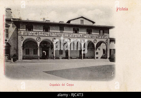 Pistoia, Toskana, Italien - Ospedale del Ceppo Stockfoto