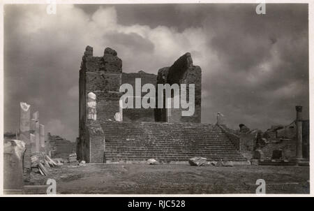 Tempel von Neptun - Ostia - Hafen von Rom Stockfoto