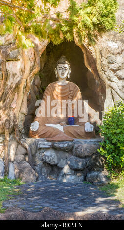 Buddha Statue, Brahmavihara-Arama Tempel, Kloster, Bali, Indonesien Stockfoto