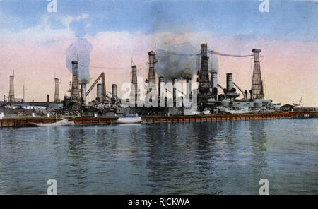 Hafengebiet und Navy Yard, Portsmouth, Virginia, USA Stockfoto