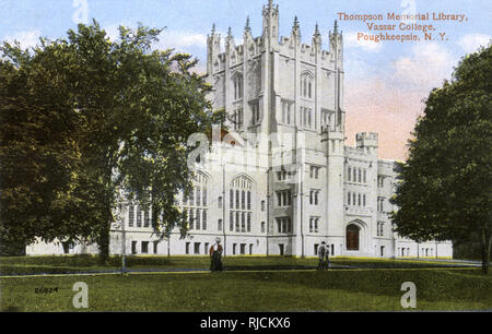 Thompson Memorial Library, Poughkeepsie, NY State, USA Stockfoto