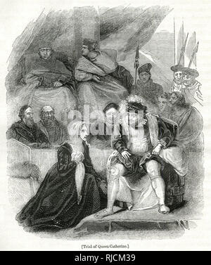 Scheidung Heinrich VIII. Und Katharina von Aragon 1529 Stockfoto