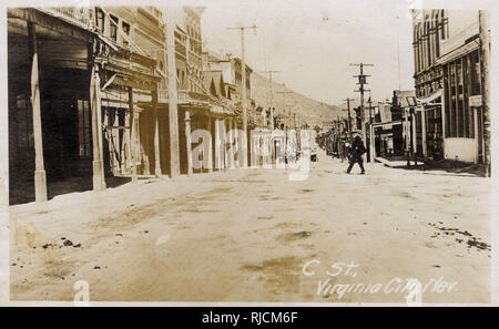 C Street, Virginia City, Nevada, USA Stockfoto